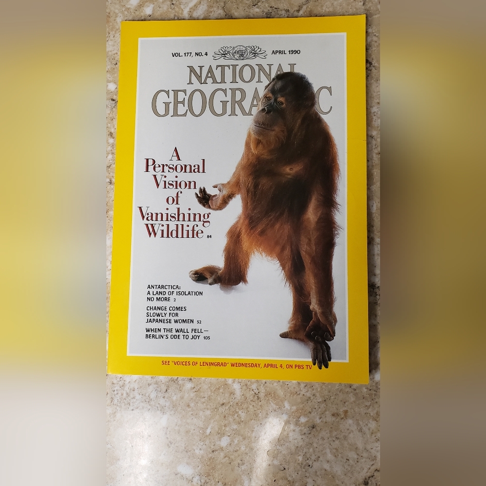 National Geographic Magazine April 1990